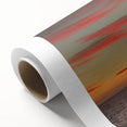 Art Deco poster of Berkeley, California scenery on rolled canvas, featuring soft pastel shades, ideal for nursery wall art.