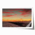 Extra large rolled print of a floral Berkeley, California scene in soft pastel shades, ideal for art wall dining room.