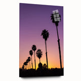 Large abstract wall art of Beverly Hills scenery in muted earth tones on acrylic glass.