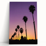 Black and white print of Beverly Hills scenery on stretched canvas, suitable as kitchen wall art or for bedroom ambiance.