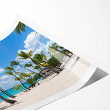 Extra large wall art featuring line art flowers in black on white canvas, ideal for large living room decor.