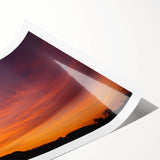 Extra large wall art featuring line art flowers and Joshua trees in black and white, ideal for large living room decor.