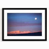 Abstract art print of Sierra Nevada in vibrant colors on a textured, extra large canvas, ideal for living room decor.