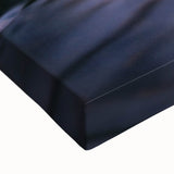 Black and white landscape art painting of Yosemite on stretched canvas, ideal for bedroom wall decor.