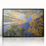 Large abstract wall art depicting Vail, Colorado in muted earth tones on a framed acrylic.