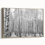 Framed canvas depicting a vintage-style landscape of Aspen, Colorado in autumn with gold and black tones.