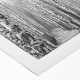 Art deco poster of Aspen, Colorado scenery in muted earth tones on rolled canvas, suitable for dining room wall art.