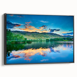 Black and white landscape painting of Boulder, Colorado on framed canvas, suitable for bedroom wall art.
