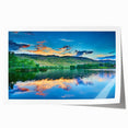 Extra large rolled print of Boulder, Colorado scenery with vibrant green and blue tones, ideal for art wall dining room.