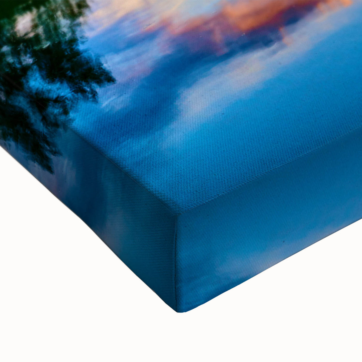 Black and white landscape art painting of Boulder, Colorado on stretched canvas, ideal for bedroom wall decor.