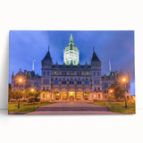 Black and white photographic print of Connecticut scenery on stretched canvas, suitable for kitchen or bedroom wall art.