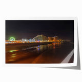 Rolled print of Daytona scenery with vibrant green and blue tones, ideal for art wall dining room.