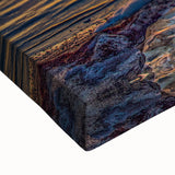 Black and white landscape art painting of the Florida Keys on large stretched canvas, suitable for bedroom wall decor.