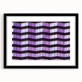 Abstract art print of Tampa scenery in vibrant, colorful hues on a textured, extra large canvas, ideal for living room decor.