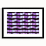 Abstract art print of Tampa scenery in vibrant, colorful hues on a textured, extra large canvas, ideal for living room decor.