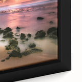 Extra large black wall art featuring a textured view of Kauai, Hawaii, with vibrant colors, ideal for living room decor.