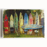 Black and white stretched canvas of a serene Maui landscape, ideal for kitchen wall art.