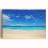 Black and white photograph of Oahu, Hawaii, on stretched canvas, ideal for kitchen wall art.