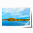 Rolled print of Indiana scenery featuring soft pastel floral designs, suitable for art wall dining room.