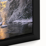 Extra large framed canvas featuring a textured depiction of a Kentucky landscape in black with colorful art accents.