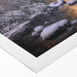 Art deco poster featuring a vibrant Kentucky landscape on rolled canvas, ideal for dining room decor.