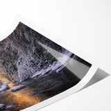 Extra large wall art featuring line art flowers in black on white, rolled print format, suitable for large living room decor.