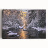 Black and white photo of Kentucky scenery on large stretched canvas, ideal for kitchen wall art.