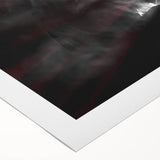 Art deco poster of New Orleans with vibrant twilight hues on rolled canvas, suitable for dining room wall art.