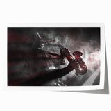 Rolled print of New Orleans scenery with floral accents in soft pastel shades, ideal for art wall dining room.