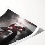 Extra large wall art featuring line art flowers in soft pastel shades on a rolled print, ideal for large living room decor.