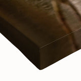 Black and white landscape art painting of a Louisiana marsh on stretched canvas, ideal for bedroom wall decor.