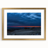 Extra large wall art featuring an abstract depiction of Acadia, Maine with textured strokes in muted earth tones.