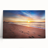 Black and white photograph of Maine scenery on large stretched canvas, suitable for kitchen wall art.