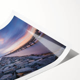 Extra large wall art featuring line art flowers in subtle hues on a rolled print, suitable for large living room decor.