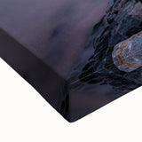 Large art of Annapolis landscape in black and white on stretched canvas, suitable for bedroom wall decor.