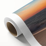 Art Deco style poster of Nantucket scenery in soft pastel shades on rolled canvas, ideal for nursery wall art.