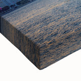 Large black and white canvas of Detroit skyline with muted urban landscape, ideal for bedroom wall art.