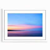 Abstract art print of a Minnesota landscape in muted earth tones on a white-framed canvas, suitable for dining room decor.