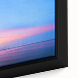 Textured black wall art featuring a vibrant, colorful Minnesota landscape on an extra large framed canvas.