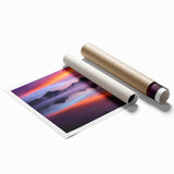 Extra large rolled print of Montana scenery with vibrant green and blue tones, ideal for classy bathroom wall art.