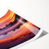 Extra large wall art featuring line art flowers in subtle beige tones on a rolled canvas.