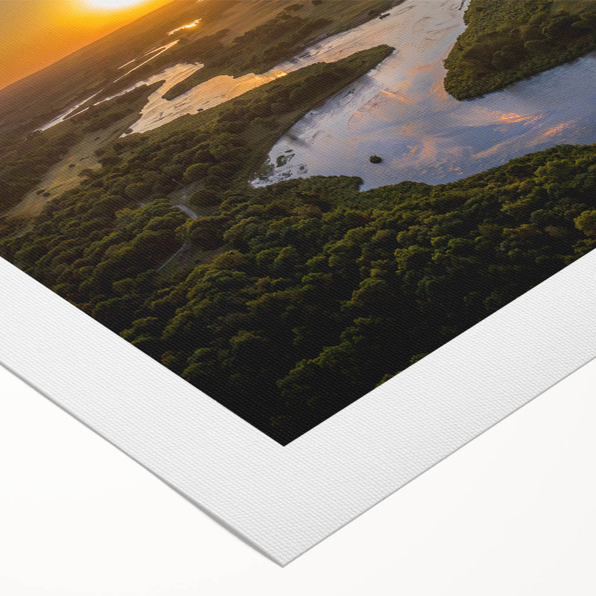 Art Deco poster featuring a serene Nebraska landscape on rolled canvas, using soft earth tones.