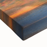 Black and white landscape art painting of New Hampshire on stretched canvas, ideal for bedroom wall art.