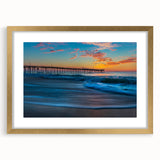 Extra large abstract art print of Cape Hatteras scenery in textured style, featuring muted earth tones.