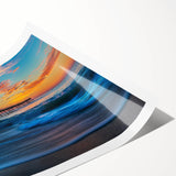 Extra large wall art featuring line art flowers in muted earth tones on a rolled canvas, ideal for large living room decor.