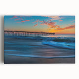 Black and white stretched canvas of Cape Hatteras lighthouse, ideal for kitchen wall art.