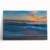 Black and white photo of Cape Hatteras lighthouse on stretched canvas, ideal for kitchen wall art.