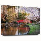 Acrylic print of a Durham, North Carolina skyline in muted blue and gray tones, suitable for dining room decor.