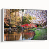 Vintage poster art of Durham, North Carolina on framed canvas, featuring colorful art in extra large size.