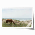Rolled print of Outer Banks, North Carolina scenery, featuring pastel beach hues, ideal for art wall dining room.